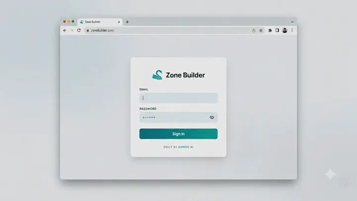 Zoning app preview